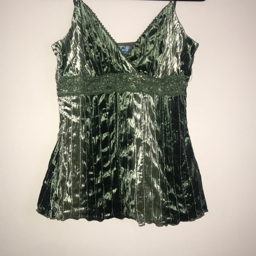 Petite spaghetti strap shirt